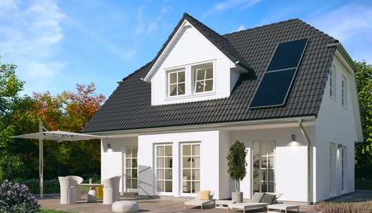 Bild von EFH. 130m2, Garage, Küche, Terrassenüberdachung, PV Anlage, als Mietkaufpremium inkl. KFW Förderung