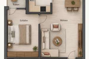 sehr schöne, stilvolle 2-Zimmer-Wohnung in München  – Balanstraße 98, 81541 Balanstraße-West, München – Vorschaubild 12