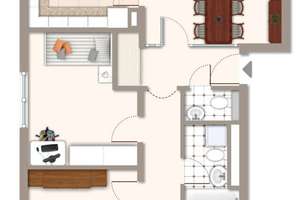 HEGERICH: Seit 1996 vermietete 4-Zimmer-Wohnung mit Südost-Balkon in Pasing-Obermenzing – Die vollständige Adresse der Immobilie erhältst du vom Anbieter., 81245 Obermenzing, München – Vorschaubild 3