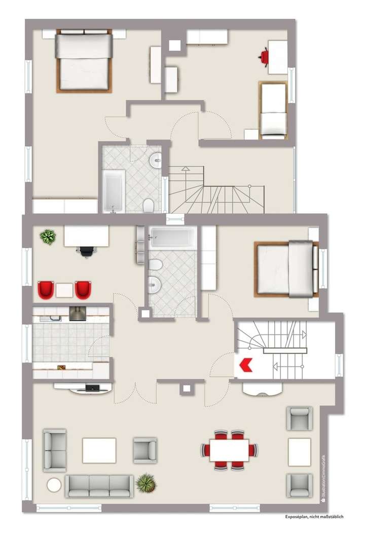 Grundriss Obergeschoss