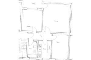 Donaustr. 8, 2 R - 3 Zimmer Wohnung mit Tageslichtbad und Loggia – Donaustr. 8, 38120 Weststadt, Braunschweig – Vorschaubild 5