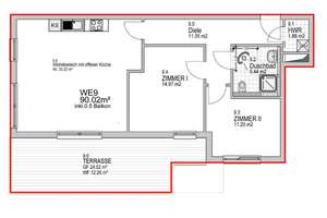 Moderne 3-Zimmer-Wohnung mit großem Balkon in Kurfürstenallee, Schwachhausen – Die vollständige Adresse der Immobilie erhältst du vom Anbieter., 28211 Gete, Bremen – Vorschaubild 3
