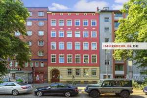 IMMOBERLIN.DE - Perfekt in Kreuzberg! Renovierte Altbauwohnung mit ruhigem Südwestbalkon
