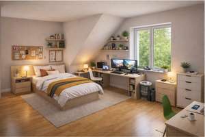 Renovierte 3-Zimmer-Dachgeschosswohnung (WG geeignet) – Einhornalle 41, 81377 Am Waldfriedhof, München – Vorschaubild 10