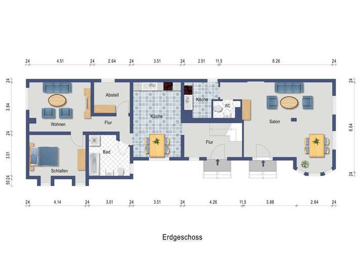 Grundriss Erdgeschoss