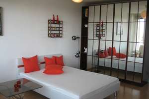 Über den Dächern von München: Möbliertes Appartement mit Alpenblick und Schwimmbad – Johann-Clanze-Str. 43 43, 81369 Mittersendling, München – Vorschaubild 4