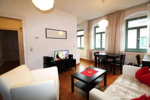 26147 HomeCompany Dresden Möbliert/Furnished 2-Zimmer Apartment in Dresden-Neustadt max. 1 Person – Die vollständige Adresse der Immobilie erhältst du vom Anbieter., 1099 Äußere Neustadt, Dresden – Vorschaubild 1