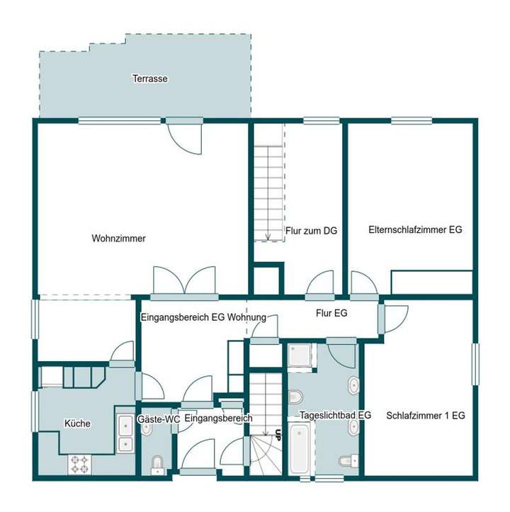 Grundriss Skizze EG