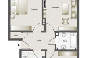 Kapitalanlage - Gut vermietete 3-Zimmer-Wohnung in Zollstock – Die vollständige Adresse der Immobilie erhältst du vom Anbieter., 50969 Zollstock, Köln – Vorschaubild 4