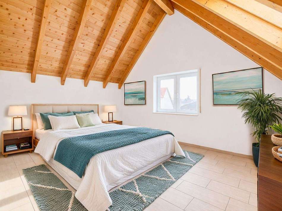 Schlafzimmer (digitales Stagin