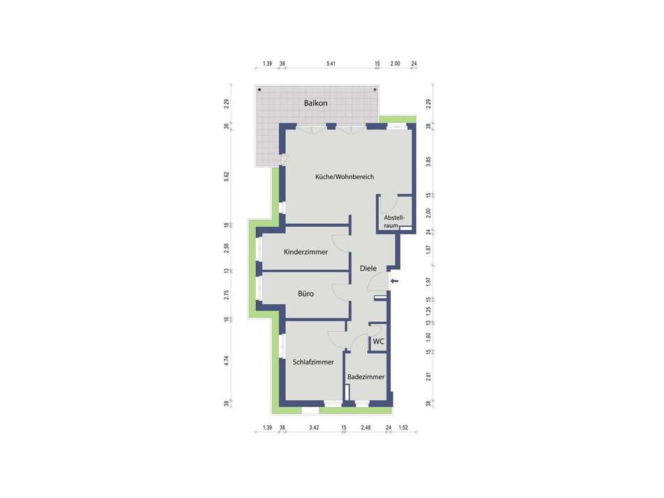 Offener Wohn- und Essbereich