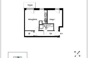 Ruhige 2-Zimmer Erdgeschosswohnung zur Miete in Hamburg Tonndorf - Wentzel Dr. – Die vollständige Adresse der Immobilie erhältst du vom Anbieter., 22159 Farmsen-Berne, Hamburg – Vorschaubild 9
