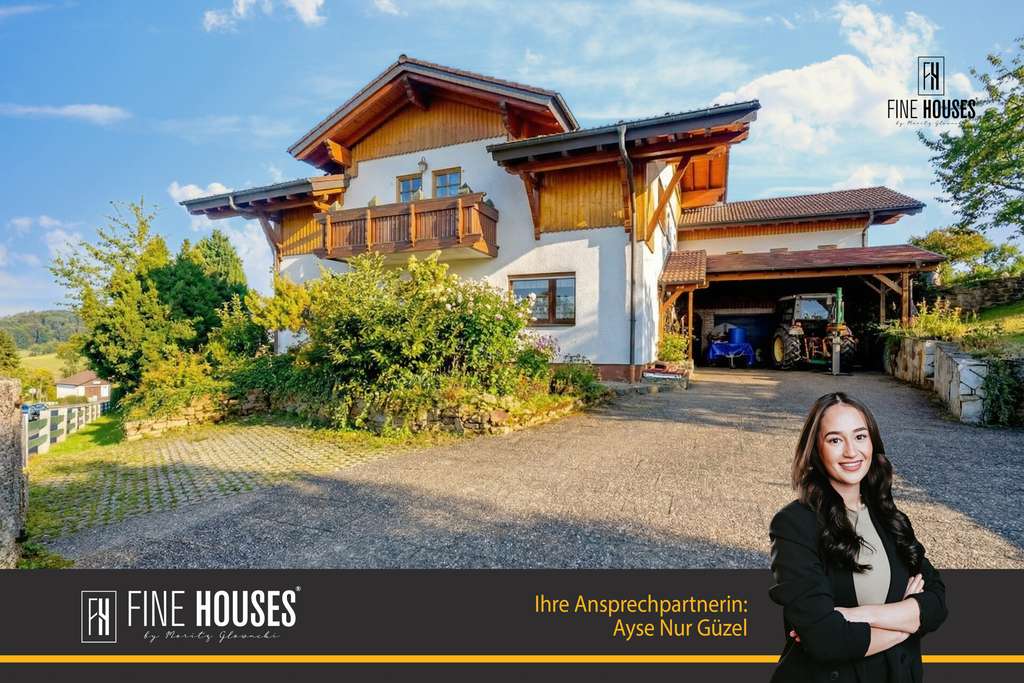 Immobilie in Michelstadt - Charmantes Zweifamilienhaus mit großem Grundstück, Balkonen & viel Platz in ruhiger Lage von Michels - Bild 0