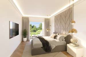 Exklusive Neubauwohnung mit Loggia und Balkon am Schloss Nymphenburg