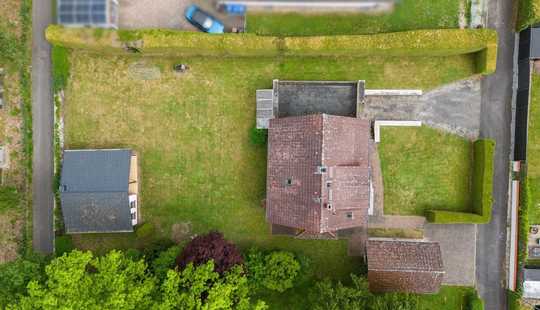 Bild von Freistehendes gepflegtes Einfamilienhaus auf großem Grundstück