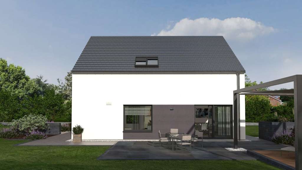 Immobilie in Mengkofen - Einzugsfertig! EINFAMILIENHAUS UND RAUMWUNDER UNTER EINEM DACH - Design 18.2 - Bild 1