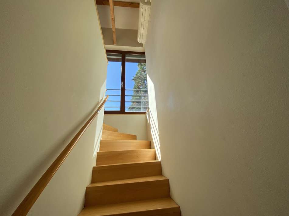 Treppe zum Dachgeschoss (Anbau