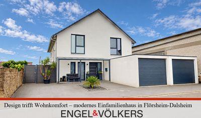 Design trifft Wohnkomfort – modernes Einfamilienhaus in Flörsheim-Dalsheim