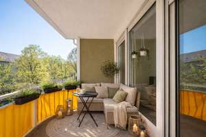 AIGNER - Top-Lage Gern: 2-Zimmer-Wohnung mit Südbalkon im Dantepark – Die vollständige Adresse der Immobilie erhältst du vom Anbieter., 80637 Dom Pedro, München – Vorschaubild 1