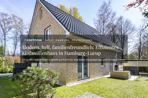 Modern, hell, familienfreundlich: Effizientes und neuwertiges Einfamilienhaus in Hamburg-Lurup