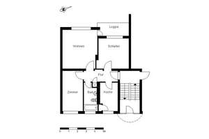 Gemütliche 3-Zimmer-Wohnung mit Balkon – Ramdohrstr. 14, 28205 Hulsberg, Bremen – Vorschaubild 2