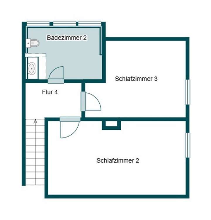 Grundriss Skizze 1.OG