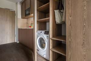 Möbliertes Studio Standard mit Gemeinschaftsflächen: Padelplatz, Fitness, Dachterrasse & mehr – Buschkrugallee 64, 12359 Britz, Berlin – Vorschaubild 4