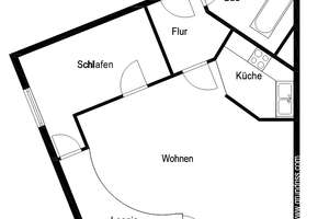 Gepflegte 2-Zi-Wohnung mit Balkon in KA-Weststadt – Sophienstr. 121, 76135 Weststadt, Karlsruhe – Vorschaubild 18