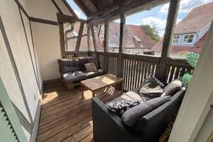 Wo andere das Wochenende verbringen, sind Sie zuhause. Helle Fachwerk-Maisonette mit Balkon in Strüm – Die vollständige Adresse der Immobilie erhältst du vom Anbieter., 71384 Weinstadt – Vorschaubild 4