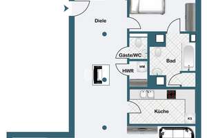 Urbaner Loft-Charakter am Wasser – architekturpreisgekröntes Wohnen im Osthafen – 60314 Ostend, Frankfurt am Main – Vorschaubild 15