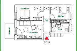 Schnell ANSCHAUEN und EINZIEHEN: Neuer schicker Laminatboden + Neu renoviert (z.T. Dekorputz) – Clausstraße 91, 9130 Lutherviertel, Chemnitz – Vorschaubild 5