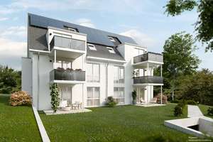 KfW 40 QNG Neubau: Lichtdurchflutete 3-Zimmer-Wohnung mit Terrasse und privatem Garten