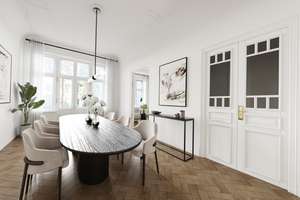 TOLLE, SEHR GROSSZÜGIGE 5-6 ZIM. ALTBAU-WHG. + BALKON UNWEIT MEYERINCKPLATZ u. KURFÜRSTENDAMM – Sybelstraße 00, 10629 Charlottenburg, Berlin – Vorschaubild 3