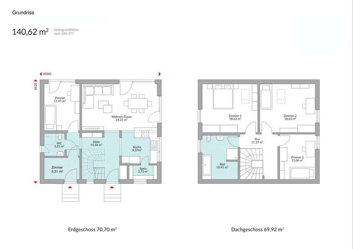 schematischer Grundriss