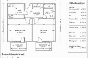 2-Zimmer-Wohnung mit zwei Balkonen in Heidelberg-Bergheim – 69115 Bergheim, Heidelberg – Vorschaubild 2