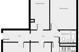 Hier ist ganz viel Platz! - 4-Zimmer-Wohnung mit Balkon, frisch renoviert - ** AB AUGUST **! – Ringstraße 197, 4209 Grünau-Mitte, Leipzig – Vorschaubild 18