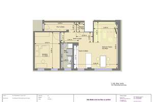 Zentrale 2 Zimmerwohnung 