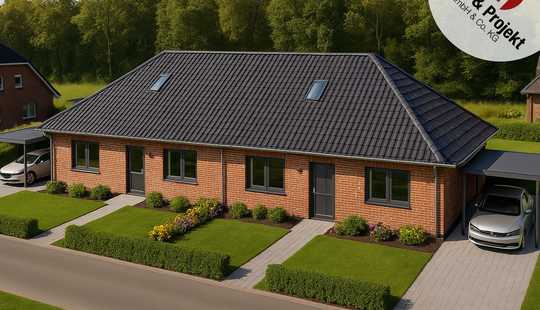 Bild von Neubau – Bungalowhälfte in Aurich-Schirum – Letzte Einheit verfügbar!