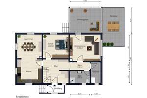 Großzügiges Einfamilienhaus mit Einliegerwohnung, großem Grundstück und weiterem Baupotenzial – Die vollständige Adresse der Immobilie erhältst du vom Anbieter., 94339 Leiblfing – Vorschaubild 5