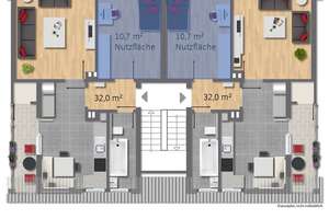 Kapitalstarkes 6‑Familienhaus mit Balkonen und Garagen in ruhiger Lage von Bochold – Die vollständige Adresse der Immobilie erhältst du vom Anbieter., 45356 Bochold, Essen – Vorschaubild 19