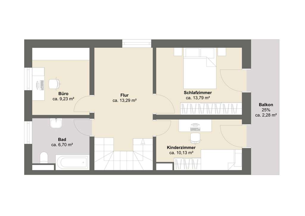 Immobilie in Waakirchen - In wenigen Minuten am Tegernsee! Attraktive Doppelhaushälfte mit zwei Garagen - Gemeinde Waakirchen - Bild 4