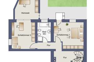 AllFa – Rarität! Maisonettewohnung mit Terrasse und Garten in Mönchengladbach-Odenkirchen! – 41199 Odenkirchen-Mitte, Mönchengladbach – Vorschaubild 17