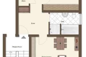 Vermietete 2-Zi.-Dachgeschosswohnung mit Garage in Leverkusen-Rheindorf! – 51371 Rheindorf, Leverkusen – Vorschaubild 11