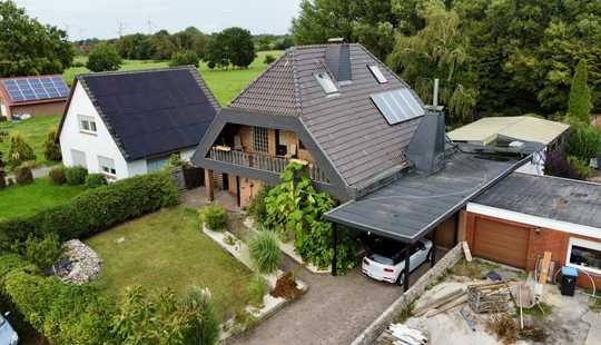 Bild von Familienfreundliches Einfamilienhaus mit großem Garten, Schwimmbad und Sauna in Hesel-Beningafehn
