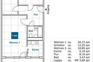 Ansprechende 3-Zimmer-Wohnung (WBS) – Berthelsdorfer Weg 15, 1279 Tolkewitz/Seidnitz-Nord, Dresden – Vorschaubild 2