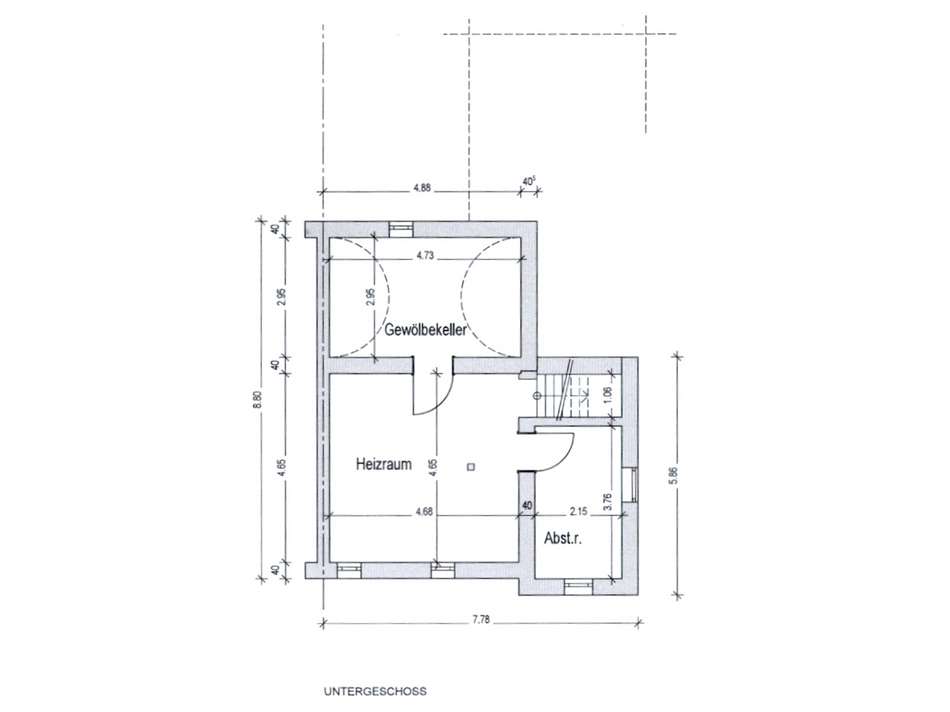 Untergeschoss - nicht maßst...