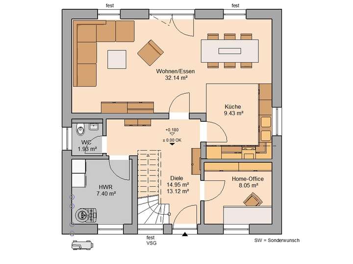 Grundriss Erdgeschoss