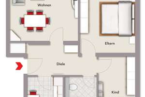 **Solide Kapitalanlage*3-Zimmer-Wohnung in MG-Wickrath** – Die vollständige Adresse der Immobilie erhältst du vom Anbieter., 41189 Wickrath-Mitte, Mönchengladbach – Vorschaubild 4
