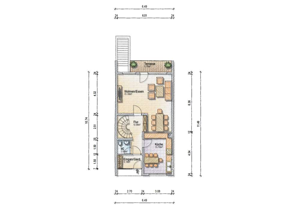 Grundriss EG