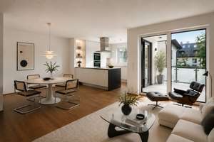 AIGNER - Stufenlos! Bezugsfreie 4-Zimmer-Wohnung mit West-Loggia und Blick ins Grüne – Die vollständige Adresse der Immobilie erhältst du vom Anbieter., 81545 Harlaching, München – Vorschaubild 1